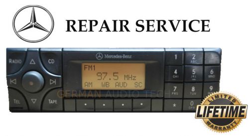 Mercedes becker radio stereo c e s class pixel repair