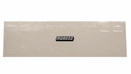 Moroso switch panel label sheet p/n 97542