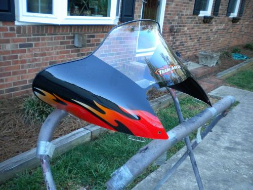 Arctic cat snowmobile zr zl  flame  windshield 2001-2006 new