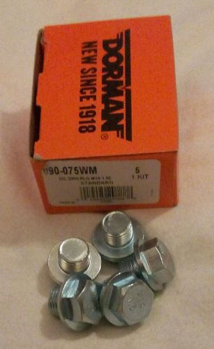 Dorman 090-075 oil drain plug m14-1.50 box of 5