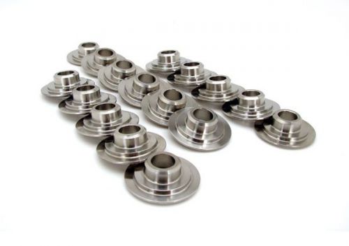 Titanium valve spring retainers set of 16, 10-degree 1.400 to 1.500 springs