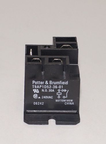 Potter &amp; brumfield t9ap1d52-36-01 36v 30a battery charger relay lester golf car