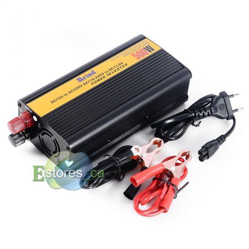 Meind 800cd 500w dc 12v to ac 220v portable car power inverter invertor charger