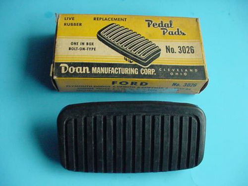 Vintage nos doan replacement brake pedal #3026 ford mercury lincoln 1952 1954