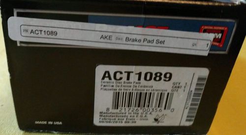 Akebono act1089 front ceramic brake pads