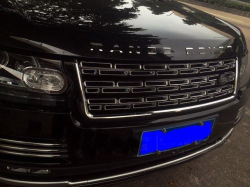 Front honeycomb mesh grille for land rover range rover full size 2014-16 (black)