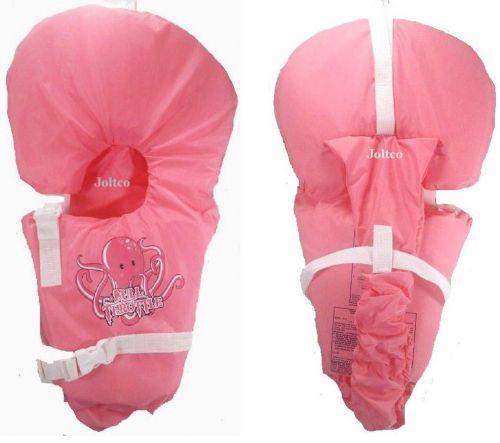 Full throttle baby safe infant vest life jacket pink 0-30 lbs. capacity