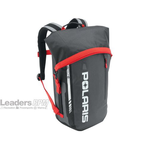 Polaris new oem ogio waterproof backpack, black/red, 2864217