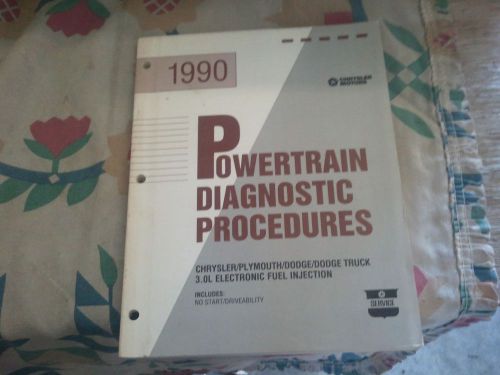 1990 powertrain diagnostic procedures 3.0l electronic fuel injection manual