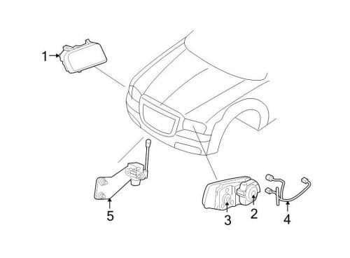 Chrysler oem dodge headlight wiring harness 05174241aa image 4