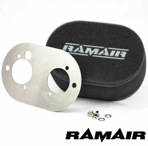 Ramair performance carb air filters with baseplate weber 40 dcoe 40mm bolt on