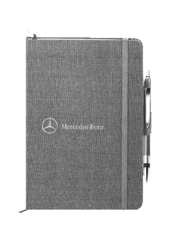 Oem genuine mercedes benz linen journal and pen set