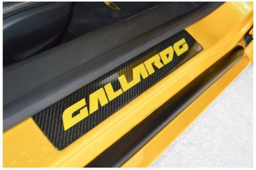 Lamborghini gallardo carbon fiber door sills scuff kick plate sill