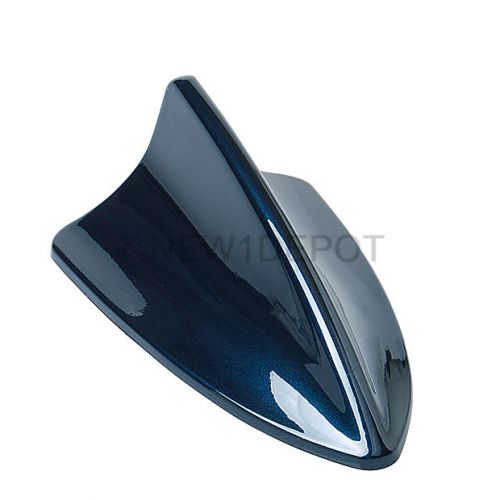 Blue shark fin style car roof top mount aerial antenna mast decor for honda nd