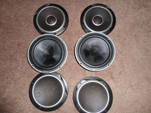 Hertz hi energy hv165 200w 4 ohm speakers woofers 165mm 6.5&#034; pair used