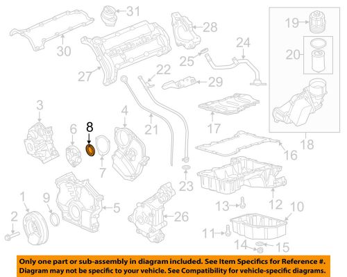 Chrysler oem engine-cover seal 68147515aa