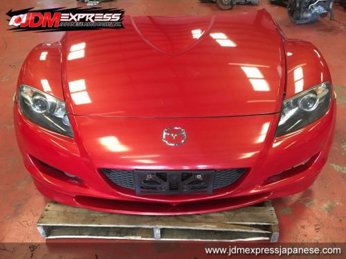 Jdm mazda rx8 rx-8 front end conversion kit velocity red mica hid se3p