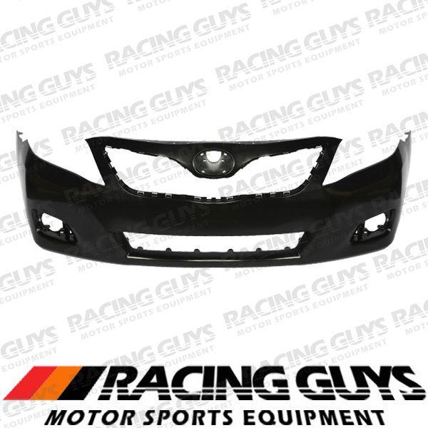 10-11 toyota camry front bumper cover matte black new facial plastic to1000356