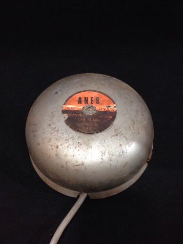 Anes 12 volt car alarm vintage #103a