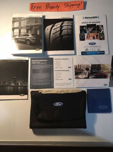 2015 ford edge owners manual w/case. #0058 free priority shipping!