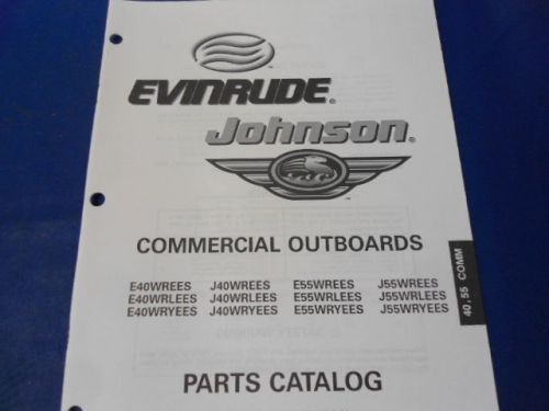 1998 johnson evinrude parts catalog , 40, 55 comm models
