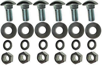 Stainless 7/16 x 1-1/2 bumper bolts bolt - 31/32 round head (set of 6) six bolts
