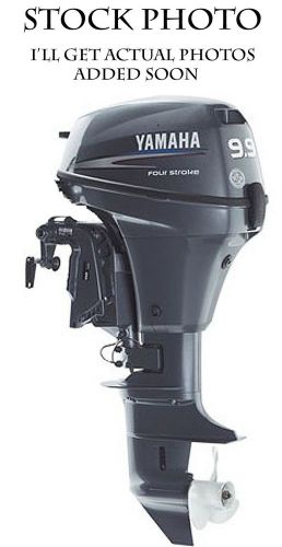 Yamaha outboard motor, long shaft, electric start, 9.9 hp 4 cycle