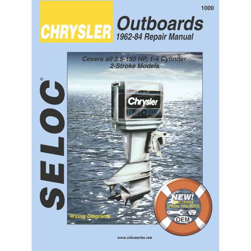 Seloc service manual chrysler outboards - all engines - 1962-84 -1000
