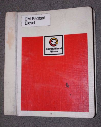 Original gm bedford dieseldealer  shop repair service manual 220 ci 330 ci