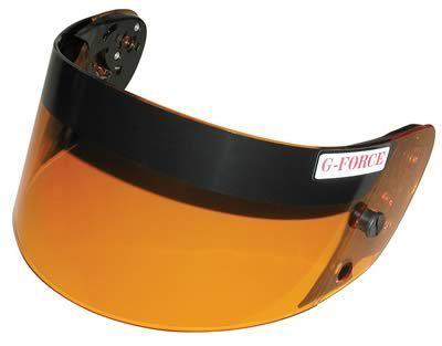 G-force racing 8504 helmet shield pro force/force 1 helmet series amber ea