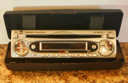 Dual xd5200 illuminite cd receiver faceplate with carrying case
