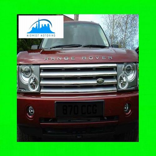 2003-2011 land rover range rover chrome trim for grill grille w/5yr warranty
