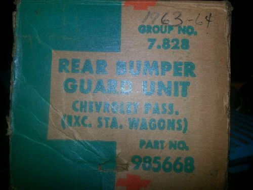 Rear bumper guard unit 1963-64 985668