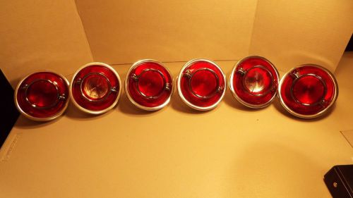 64 1964 chevy impala rear tail light &amp; back up housing complete assembly set