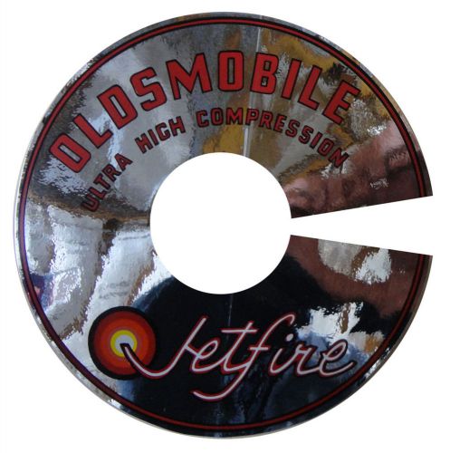 1965 1966 1967 &#034;oldsmobile high compression jetfire&#034; air cleaner decal 7-1/2&#034;