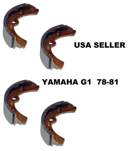 Yamaha g1 cart brake shoes 1978-1981 2 cycle gas or electric j10-w2536-01 new