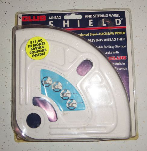 The club shl704 airbag &amp; steering wheel shield car &amp; truck ~ anti-theft device