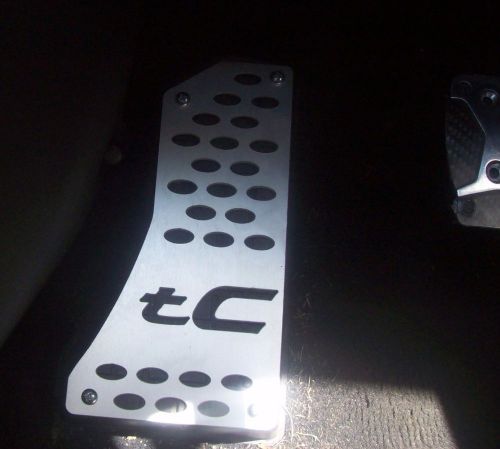 Scion tc dead pedal cover - custom plate billet aluminum