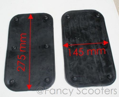Hensim 150cc atv foot rest rubber pads (paired) oem part