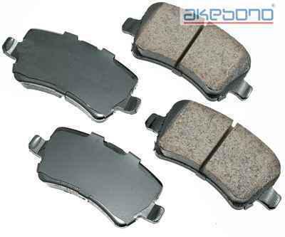 Akebono eur1307 brake pad or shoe, rear-euro ultra premium ceramic pads