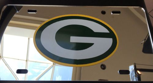 Nfl - acrylic green bay packers license plate