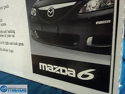 Mazda 6 sedan 2003-2005 new oem black vinyl mask bra for aero sport bumper