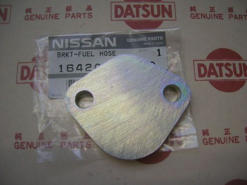 Datsun 1200 fuel pump block off plate genuine (fits nissan b110 b310 a12 a15)