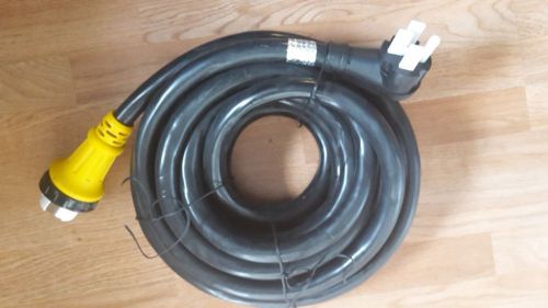 36 foot 50 amp marine rv power cord with hubbell twist lock connector detachable