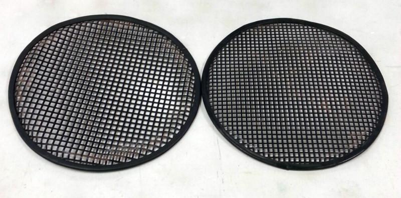 Pair of 2 speaker grills black 15" pa or car system -- fast same day shipping!