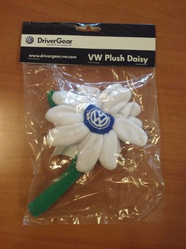 Volkswagen vw new beetle plush white logo daisy flower for vase