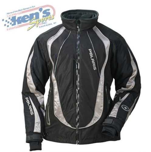 Polaris women&#039;s black ricochet insulated winter snowmobile jacket 2864154_