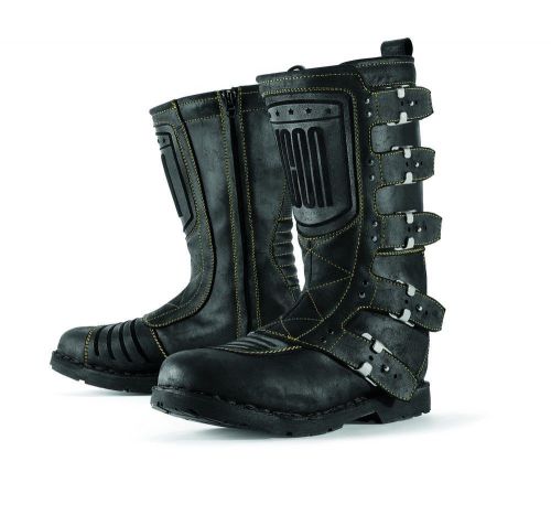 Icon 1000 elsinore leather street boots johnny black