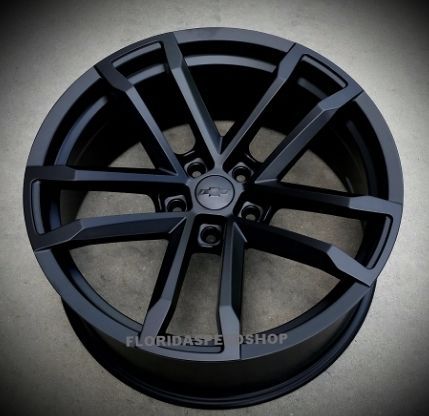 Camaro 5th gen zl1 wheels satin black 2010-2015 ss/rs/ls 20x8/20x9&#034; wheel set