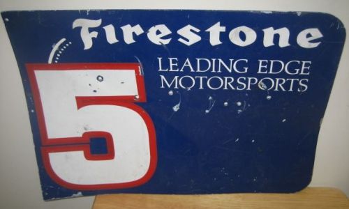 Vintage racing numbers car